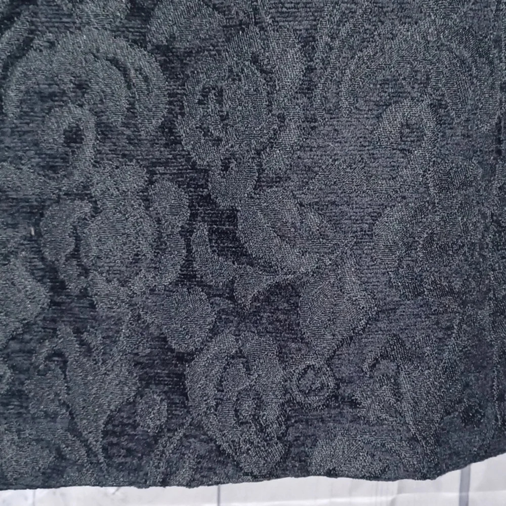 Willi Smith black floral textured classic twee pencil skirt NWT - Picture 4 of 8